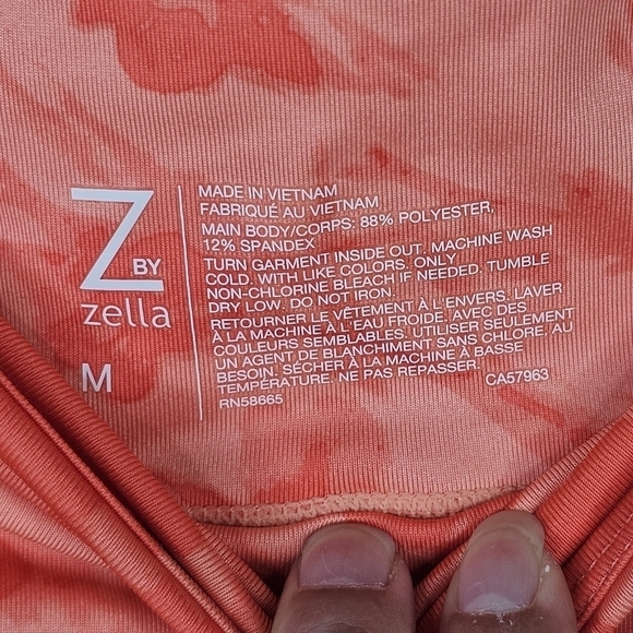 Z by zella High Waist Side Pocket Daily Leggings 7/8 M - Picture 4 of 7